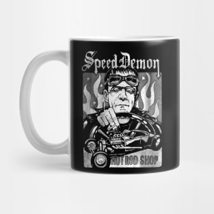 Speed Demon Hot Rod Shop Mug